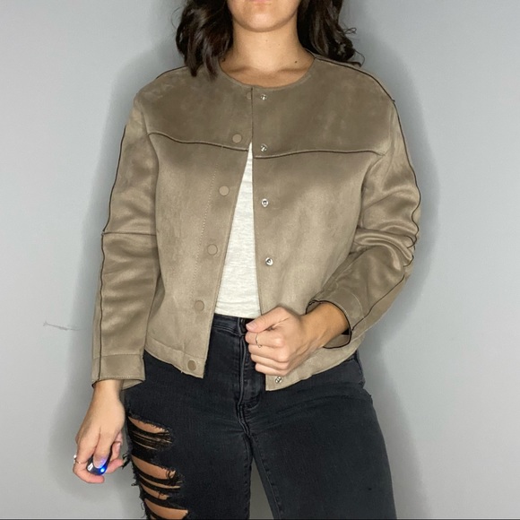 Zara Jackets & Blazers - Zara suede jacket L